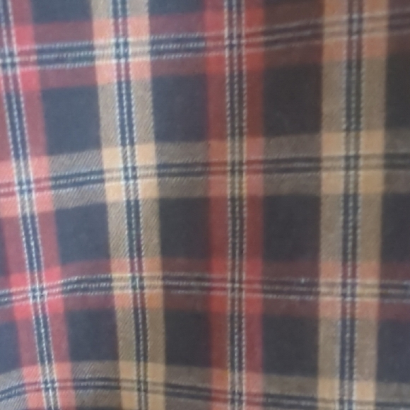 Edwin Red and Black Casual Button Down Shirt - Picture 3 of 5